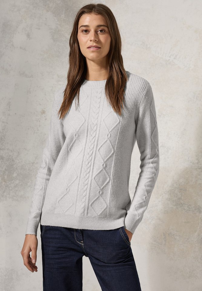 CECIL Strickpullover aus softem Materialmix von CECIL