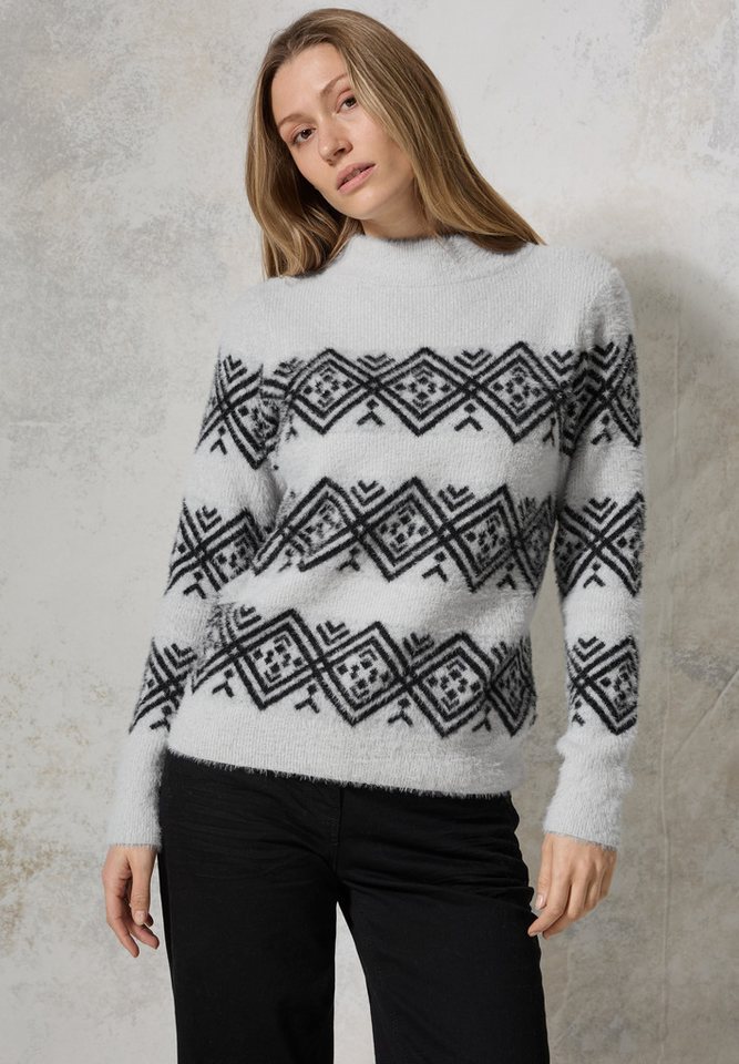 CECIL Strickpullover mit grafischem Muster von CECIL