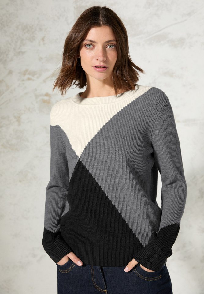 CECIL Strickpullover mit grafischem Muster von CECIL