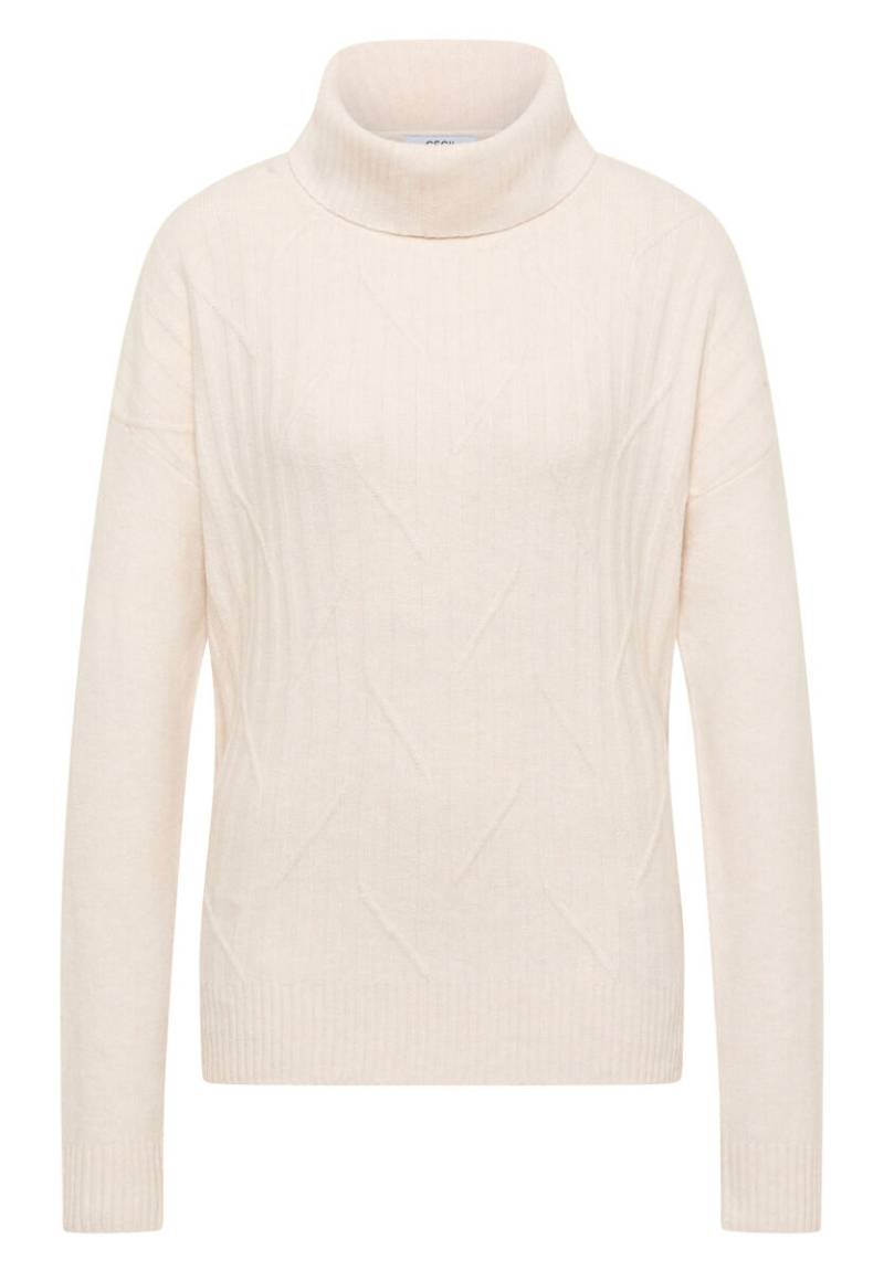 Cecil - Struktur Rollkragenpullover grau - Gr. - M von Cecil