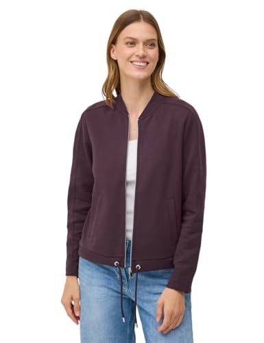 Cecil Sweat Blouson with Strings mulberry red - L von Cecil