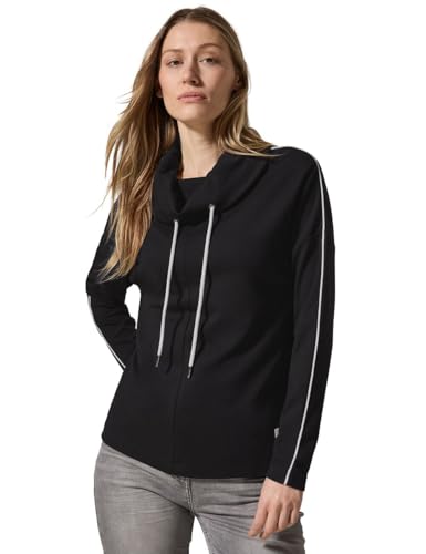 Contrast Piping T-Shirt von Cecil