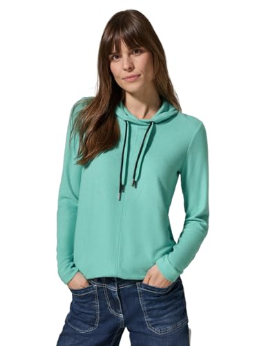 CECIL Damen B322387 Cosy Solid T-Shirt, Aventurine Green Melange, XL CECIL Damen B322387 Cosy Solid T-Shirt, Aventurine Green Melange, XL von Cecil