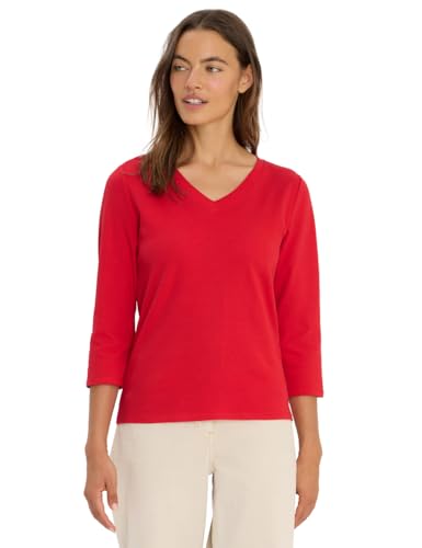 Damen Basic V-Neck Shirt von Cecil