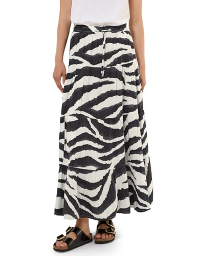 Damen Maxi-Rock mit Zebra Print von Cecil