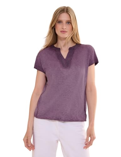 Damen T-Shirt in Washed-Optik von Cecil