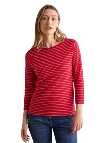 CECIL Damen B319900 Gestreiftes Shirt, Granita Red, XS EU CECIL Damen B319900 Gestreiftes Shirt, Granita Red, XS EU von Cecil