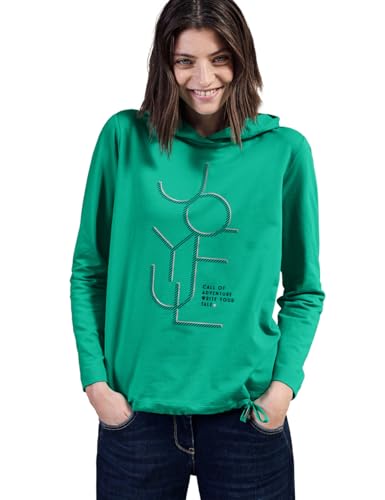 CECIL Damen B322486 Hoodie Shirt, Aventurine Green,XL CECIL Damen B322486 Hoodie Shirt, Aventurine Green,XL von Cecil