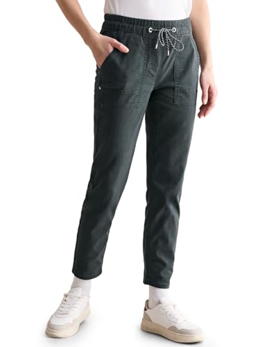 CECIL Damen B378784 Hose Im Casual Fit, Slate Khaki, S / 28L EU von Cecil