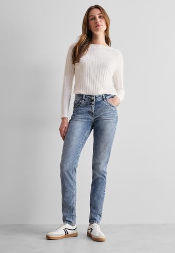 CECIL Damen Style Scarlett 2-knopf 69 Jeans Im Casual Fit, Authentic Used Wash, 31W / 28L EU CECIL Damen Style Scarlett 2-knopf 69 Jeans Im Casual Fit, Authentic Used Wash, 31W / 28L EU von Cecil
