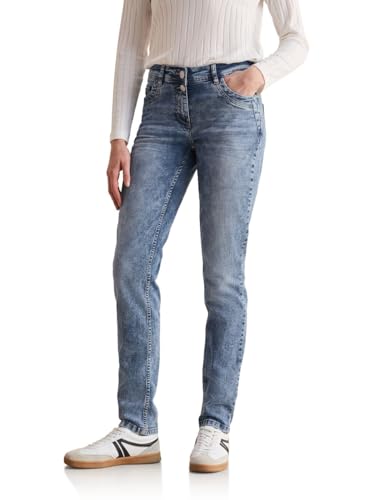 CECIL Damen Style Scarlett 2-knopf 69 Jeans Im Casual Fit, Authentic Used Wash, 32W / 30L EU CECIL Damen Style Scarlett 2-knopf 69 Jeans Im Casual Fit, Authentic Used Wash, 32W / 30L EU von Cecil
