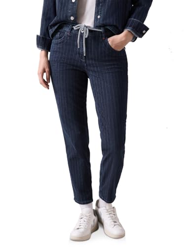 CECIL Damen B378174 Jeans Im Casual Fit, Dark Blue Wash, Dark Blue Wash,34W / 28L von Cecil