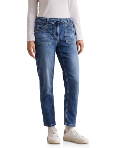 CECIL Damen B378665 Jeans Im Casual Fit, Mid Blue Wash, 32W / 28L EU von Cecil