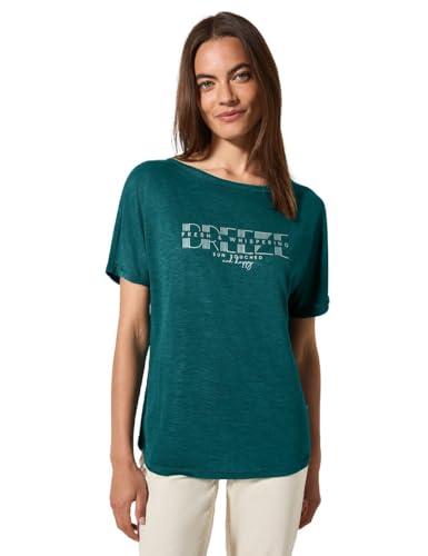 Cecil Damen B322684 T-Shirt, Green Lagoon, XXL von Cecil
