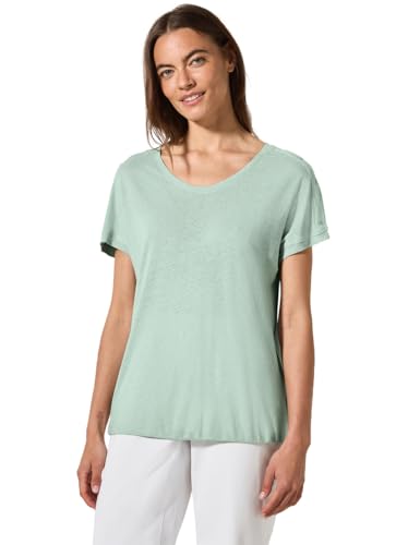 Cecil Damen B322685 T-Shirt, Ice Sage Green, L von Cecil
