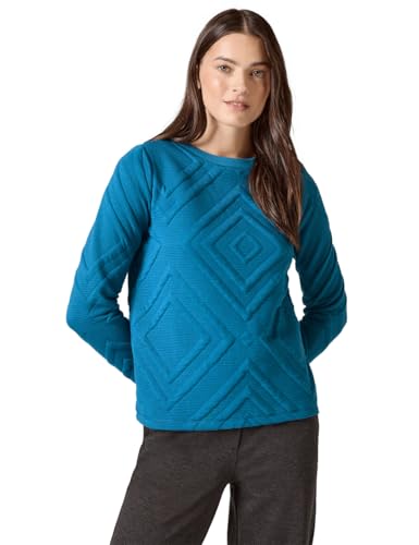 CECIL Damen B322263 Shirt mit 3D Strukturmuster, Celestial Aqua Blue, M CECIL Damen B322263 Shirt mit 3D Strukturmuster, Celestial Aqua Blue, M von Cecil