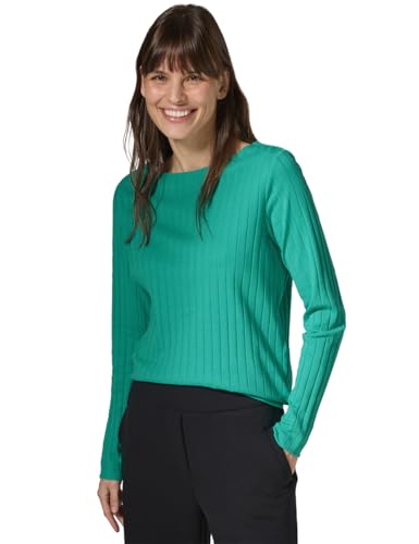 CECIL Damen B322493 Shirt Mit Rippstruktur, Aventurine Green,L CECIL Damen B322493 Shirt Mit Rippstruktur, Aventurine Green,L von Cecil