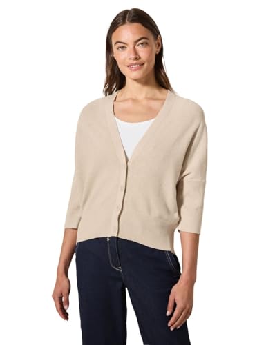 Cecil Short Buttoned Summer Cardigan Pearl beige Mel. M Cecil Short Buttoned Summer Cardigan Pearl beige Mel. M von Cecil