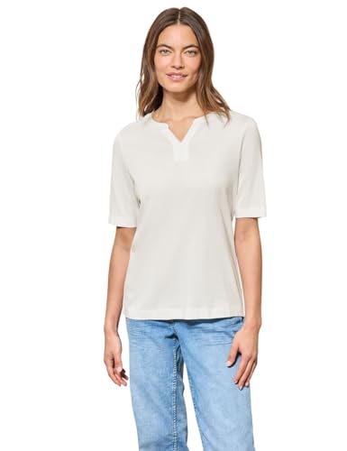 Cecil Damen B323130 T-Shirt, Vanilla White, XXL von Cecil