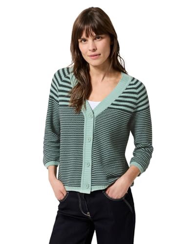 Cecil Structure-Mix Cardigan Slate Khaki S Cecil Structure-Mix Cardigan Slate Khaki S von Cecil