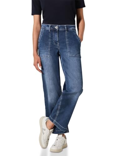 Cecil Damen B379058 Jeans, Light Blue Wash, 27W/28L von Cecil