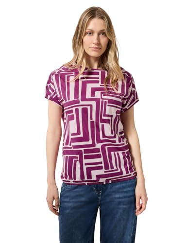 Cecil Damen B323099 T-Shirt, Anemone Pink, XS von Cecil