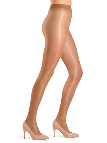 Cecilia de Rafael Cristal Shiny Tights-Medium-Dore [2820] von Cecilia de Rafael