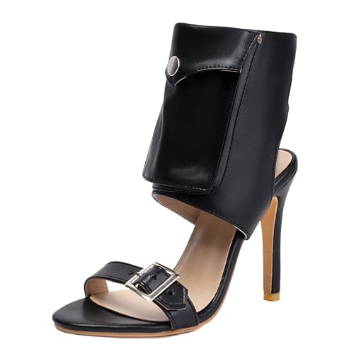 Ceciloroda Fancy Gladiator Sandalen Stiletto für Damen Ankle Wrap Open Toe Motorcycle Biker Schuhe Dressy Party Heels Performance Schuhe Black Size 42 Ceciloroda Fancy Gladiator Sandalen Stiletto für Damen Ankle Wrap Open Toe Motorcycle Biker Schuhe Dressy Party Heels Performance Schuhe Black Size 42 von Ceciloroda