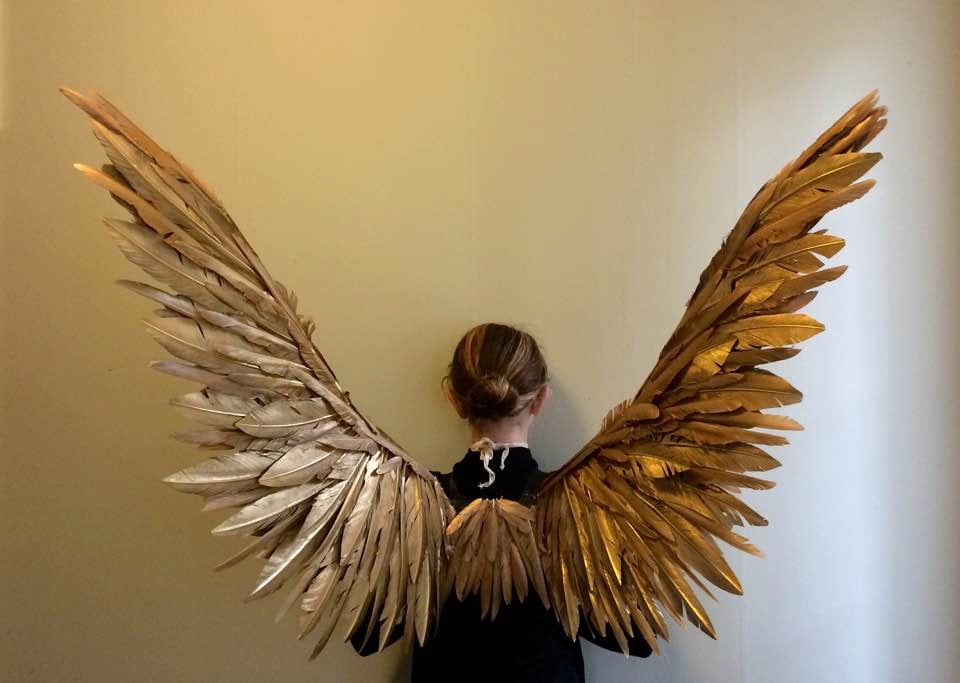 Gold Engel Flügel Kostüm Cosplay Fairy Vogel Gold Engel Flügel Kostüm Cosplay Fairy Vogel von CecilyRush