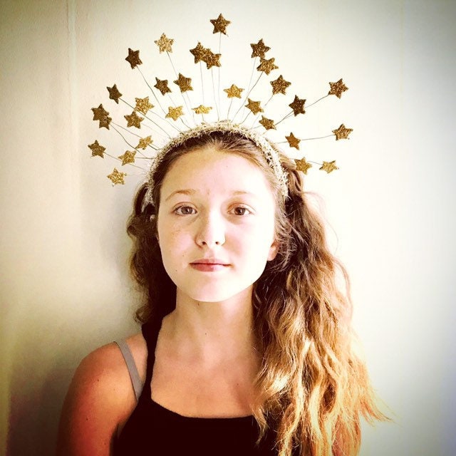 Gold Star Haarband Tiara Gold Star Haarband Tiara von CecilyRush
