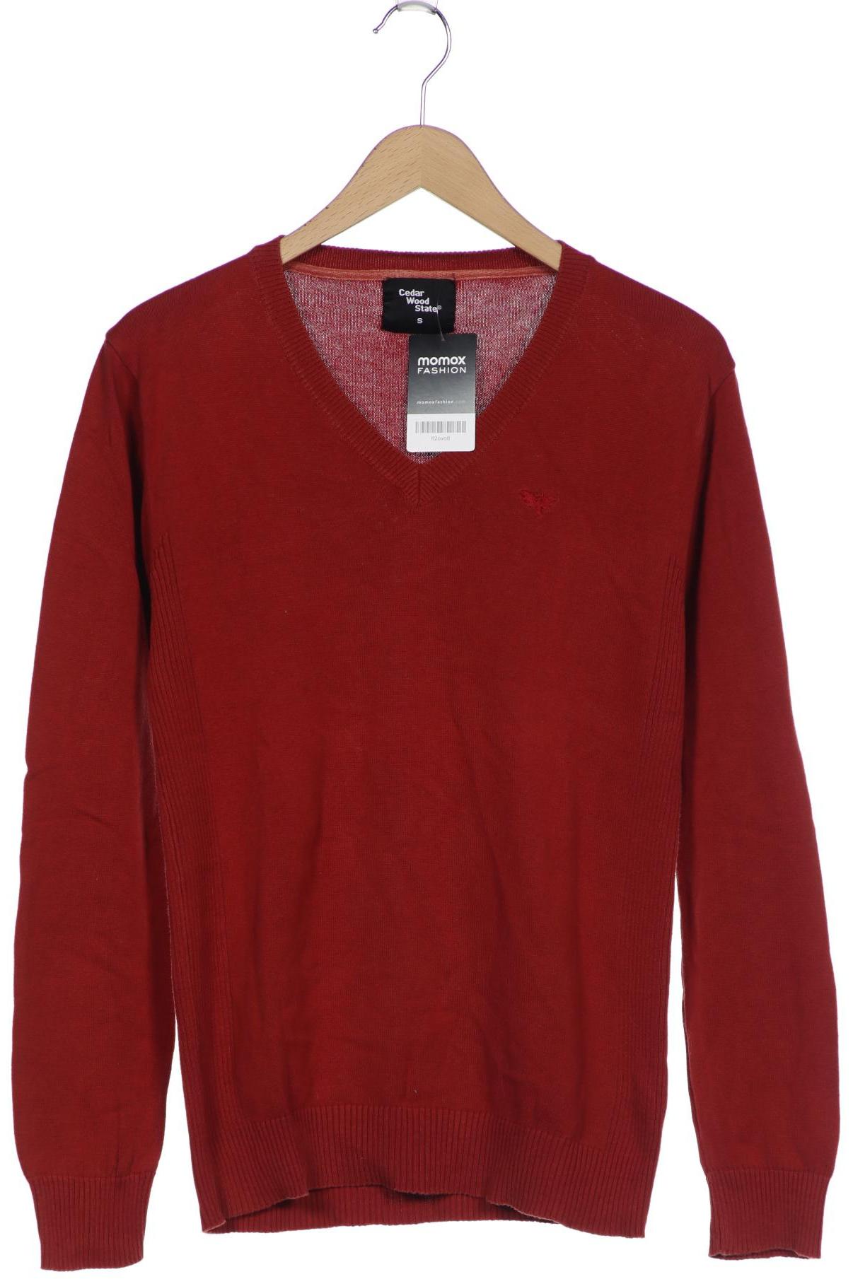 Cedar Wood State Herren Pullover, rot von Cedar Wood State