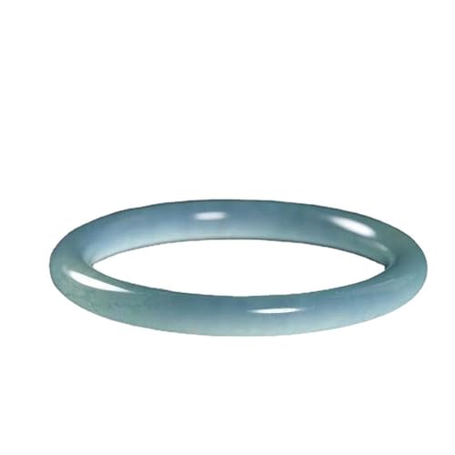 Jade-ArmbandJade,Damenarmbänder Jade-Armreif for Frauen; Natürliches Jade-Armband, vollgrüner Jade-Armband-Schmuck (Color : 56mm) von CekoCk