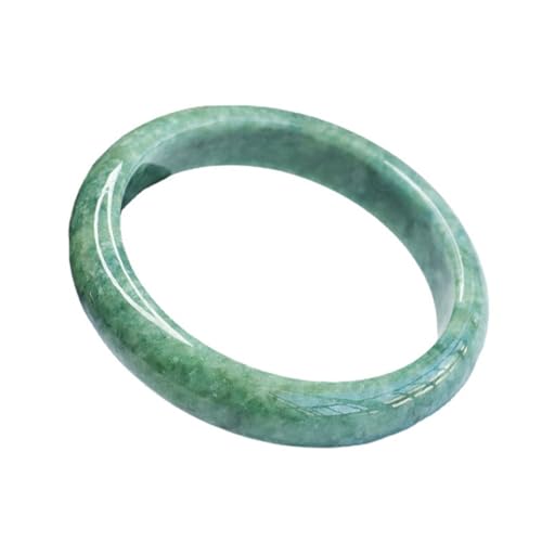 Jade-ArmbandJade,Damenarmbänder Jade-Armreif for Frauen; Natürliches Jade-Armband, vollgrüner Jade-Armband-Schmuck (Color : 56mm) von CekoCk