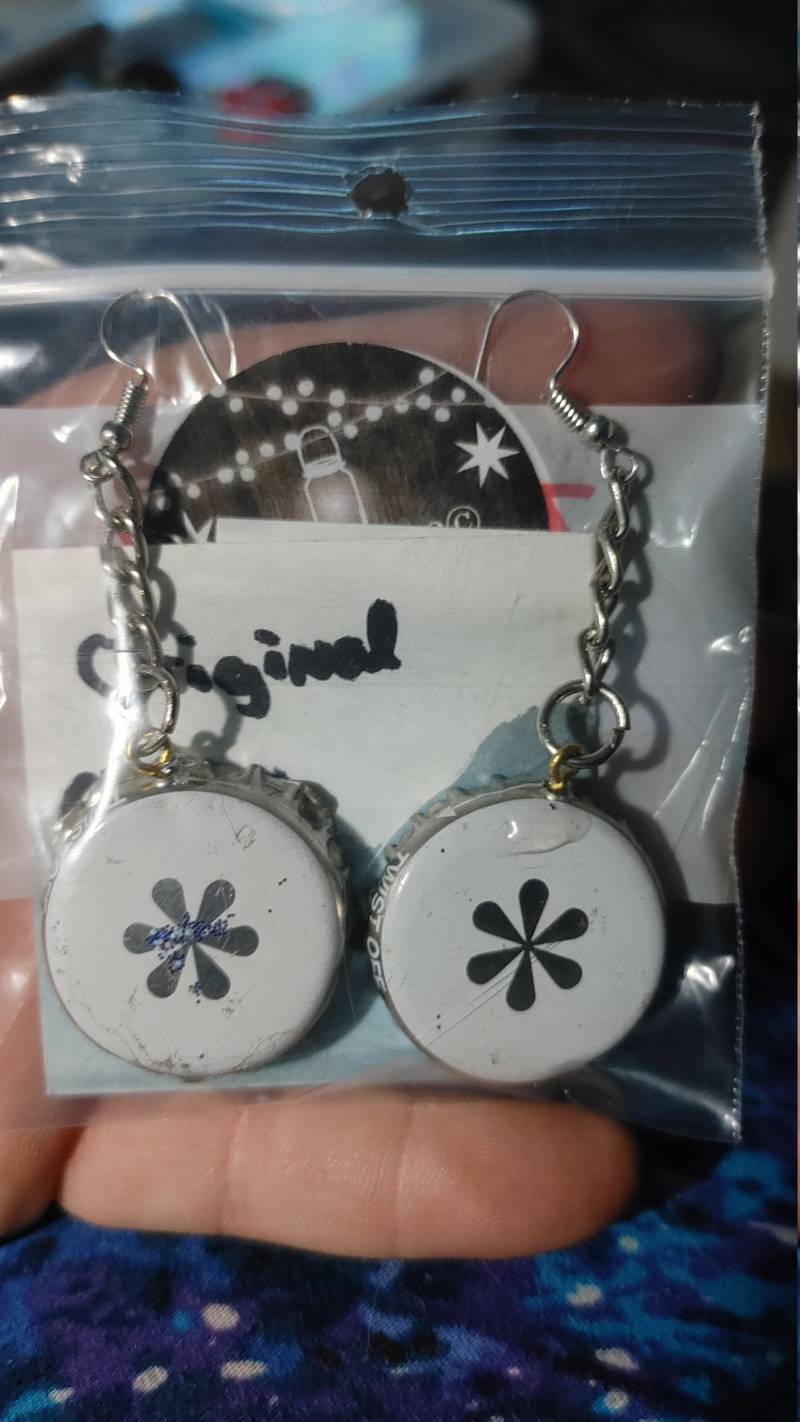 Beerings Aka Cabochon Ohrringe | Recycled Beerings Aka Cabochon Ohrringe | Recycled von CelTicStTaR713