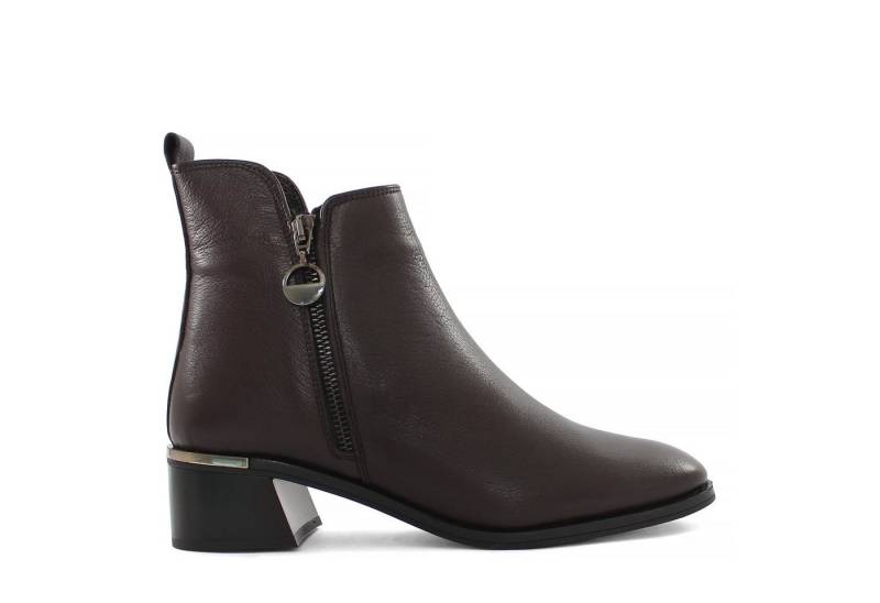 Celal Gültekin 625-23944 Stiefel Elegante Leder-Stiefeletten mit Blockabsatz und Warmfutter. von Celal Gültekin