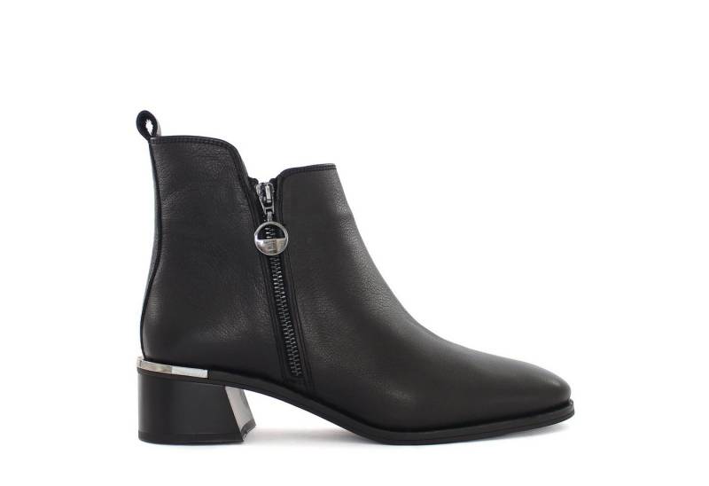 Celal Gültekin 625-23944 Stiefel Elegante Leder-Stiefeletten mit Blockabsatz und Warmfutter. von Celal Gültekin