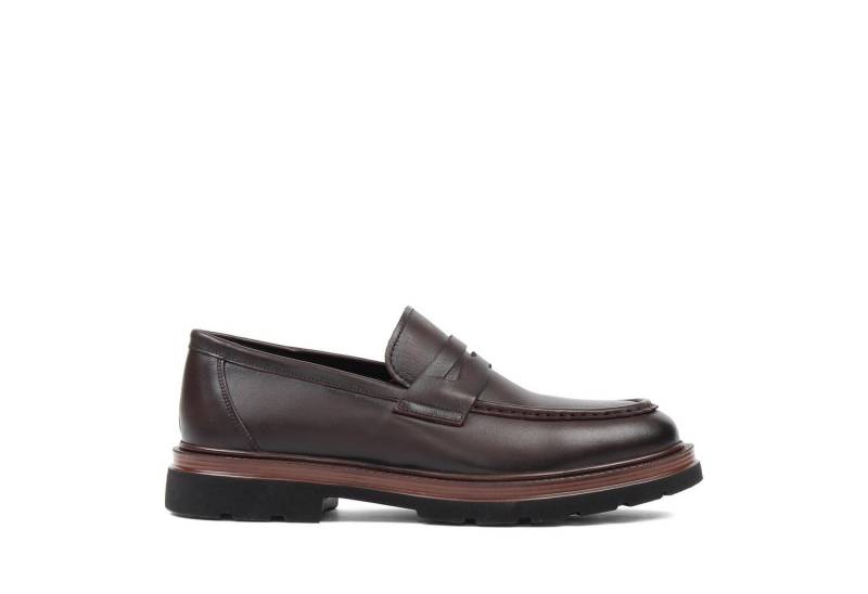 Celal Gültekin 663-640 Loafer Metallösen, gepolsterter Schaft, sportliche Sohle, schwarz von Celal Gültekin