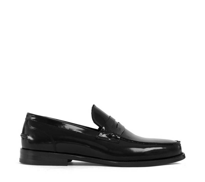 Celal Gültekin Edle Herren-Loafer aus Florantic-Leder mit elegantem Design Loafer Schwarzes Florantic-Leder mit luxuriösem Glanz von Celal Gültekin