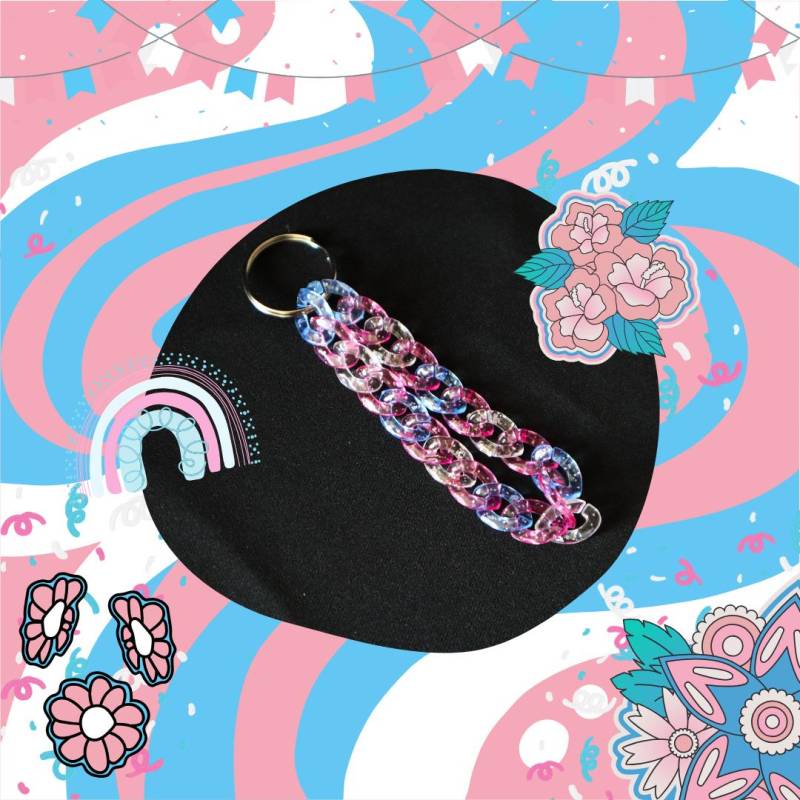 Trans Pride Schlüsselanhänger von Celastrusshop