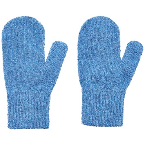 CELAVI Unisex Kinder Fausthandschuhe - Strick 1-2 Jahre (Petrol Blau) von Celavi