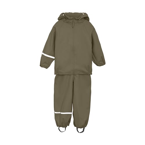 CeLaVi Unisex Kids Basic Recycle PU Rainwear Set, Sea Turtle, 140 von Celavi