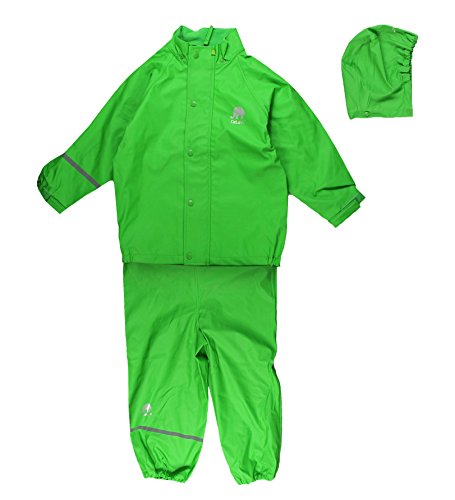 Celavi Jungen Zweiteiliger Regenanzug in Vielen Farben Regenjacke, Grün (Green), 80 von Celavi