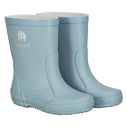 CeLaVi Jungen Basic Wellies Solid Rain Boot, Smoke Blue, 25 EU von Celavi