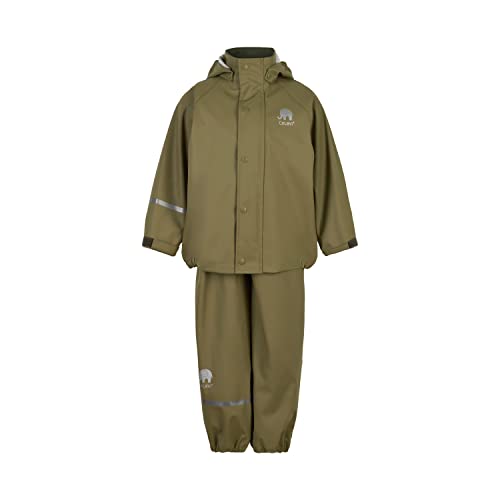 CeLaVi Unisex Basic PU rain Suit Regenmantel, Khaki, 100 von Celavi