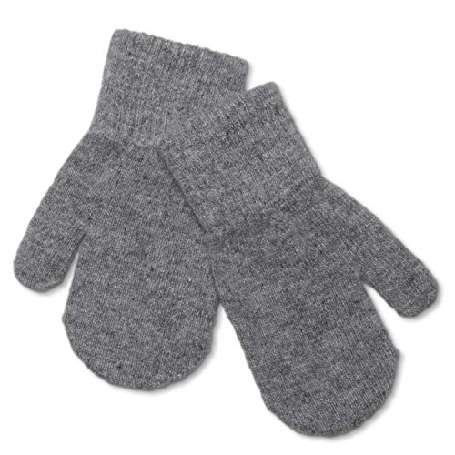 Celavi Unisex Kinder Fausthandschuhe - Strick (3-6, Grau) von Celavi