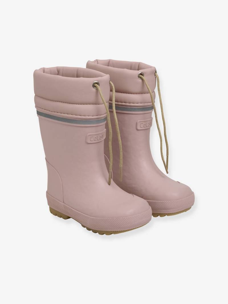 Thermo-Gummistiefel mit Wolle Kinder CeLaVi Materialmix pudrig von Celavi