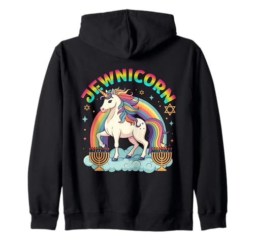Lustiges Chanukkah Jewnicorn Einhorn Mädchen LGBT jüdische Chanukah Kapuzenjacke Lustiges Chanukkah Jewnicorn Einhorn Mädchen LGBT jüdische Chanukah Kapuzenjacke von Celebrate Hanukkah Tee Shirts