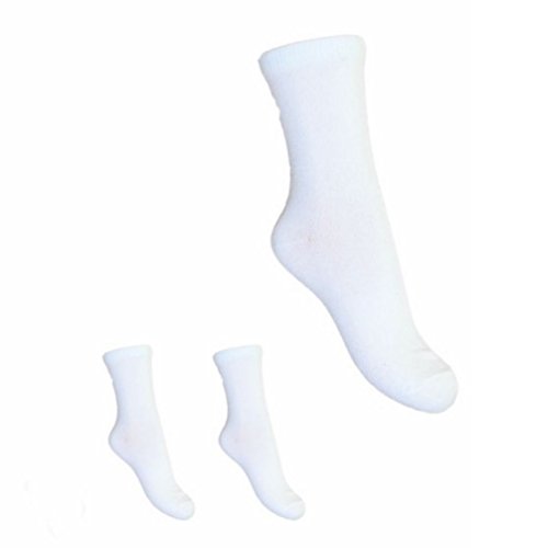 Celebration Kindersocken weiße Socken 3-er Set uni weiß für Mädchen oder Jungen (28/30) von Celebration