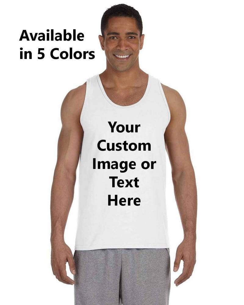 Benutzerdefinierte Unisex Tank Top Personalisierte Shirt Foto Benutzerdefinierte Geschenk Bild Logo Tbenutzerdefinierte Zitat Tanks von CeleskyDesigns