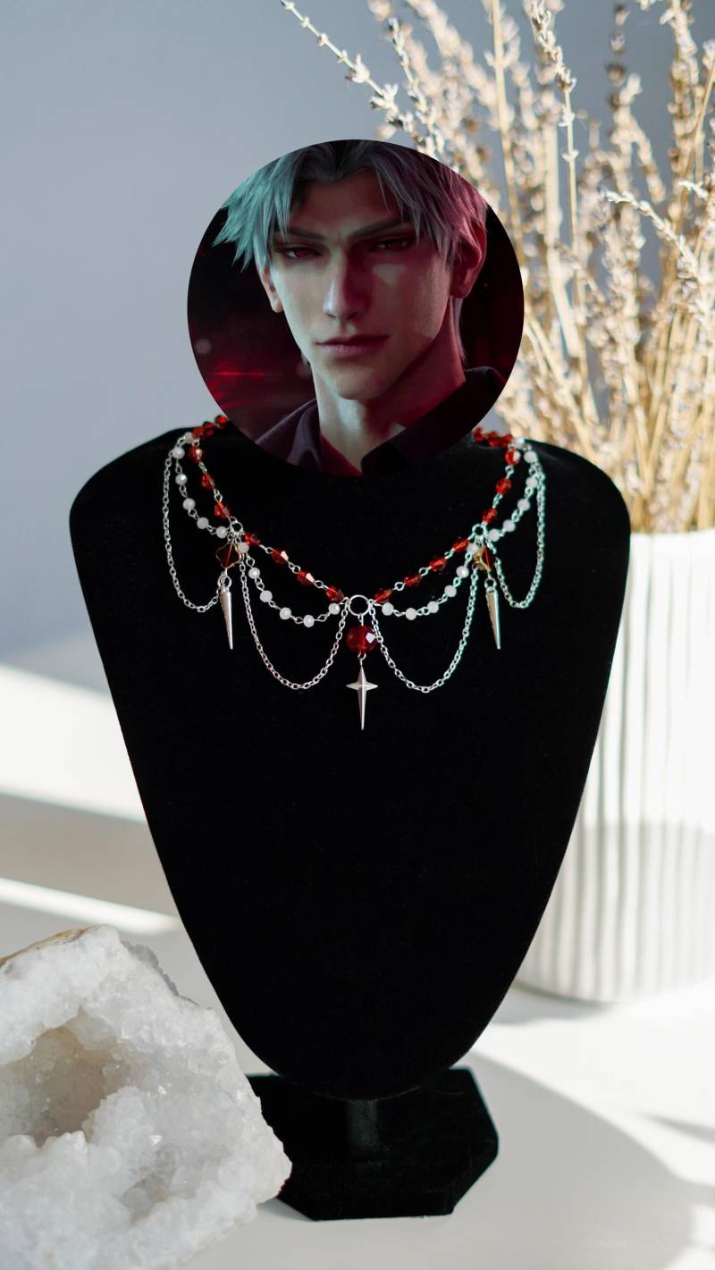 Love & Deepspace | Sylus Inspired Necklace Handmade Gift Idea Accessories von CelestialOtters